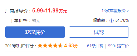 绅宝智行价格是多少 价才7万真的不贵